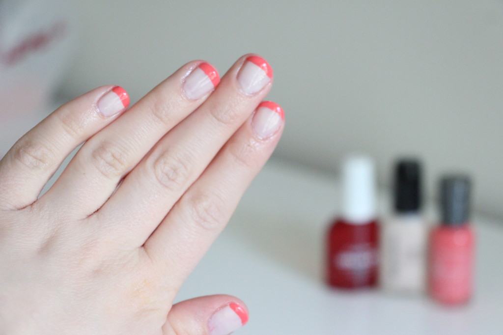 Nude and Neon Nails with Sally Hansen