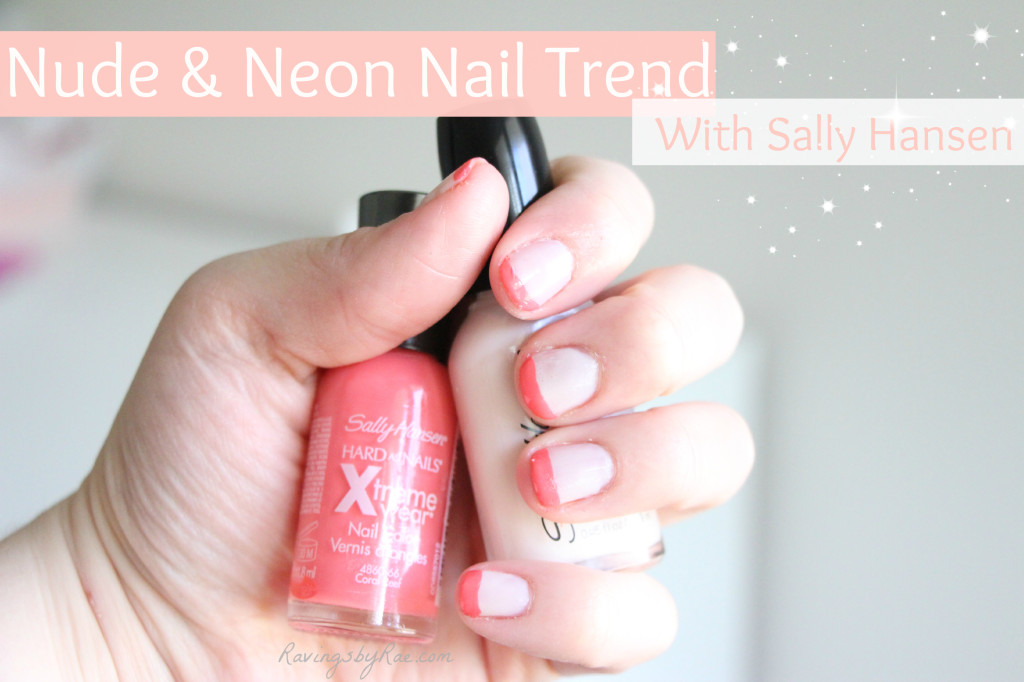 Nude & Neon Nail Trend with Sally Hansen