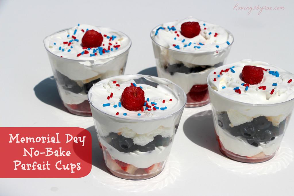 Memorial Day No-Bake Parfait Cups #MyMarianos #cbias