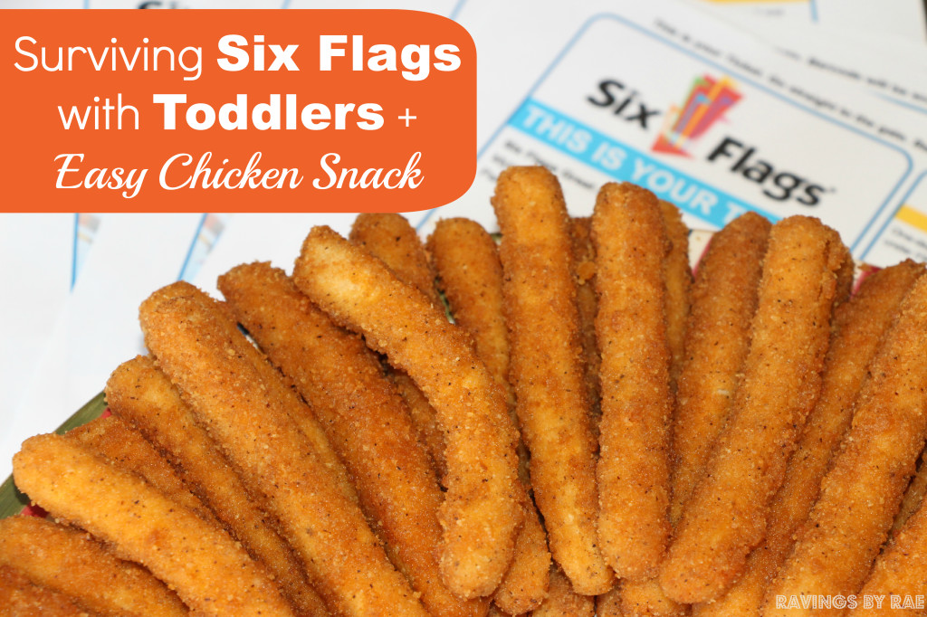 Surviving Six Flags with Toddlers + Easy Chicken Snack #shop
