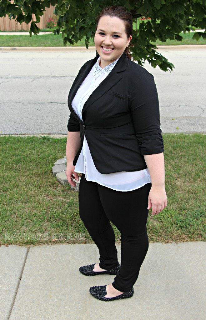 Plus Size OOTD: Black and White Trend - Sarah Rae Vargas