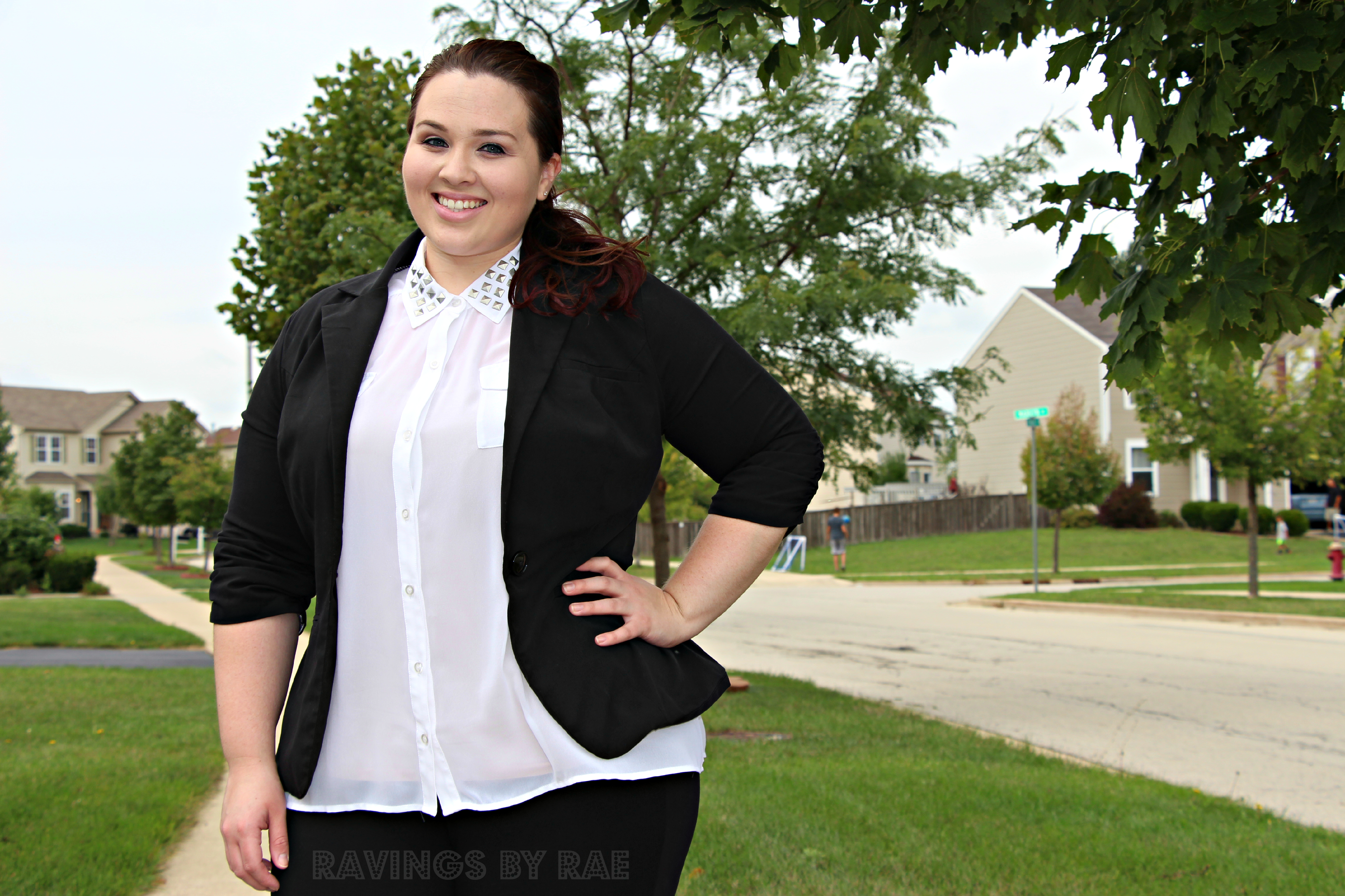 Plus Size OOTD: Black and White Trend - Sarah Rae Vargas