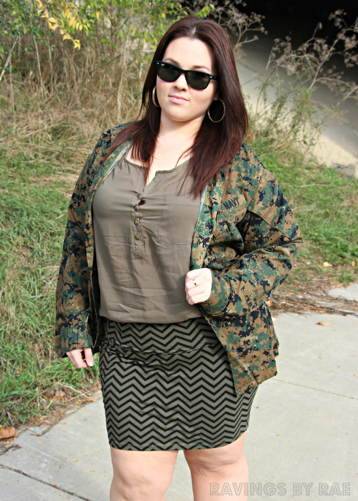 Plus Size OOTD Military Inspired 8