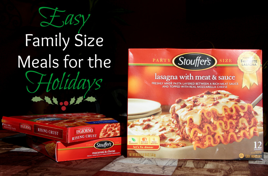 Easy Family Size Meals for the Holidays #shop