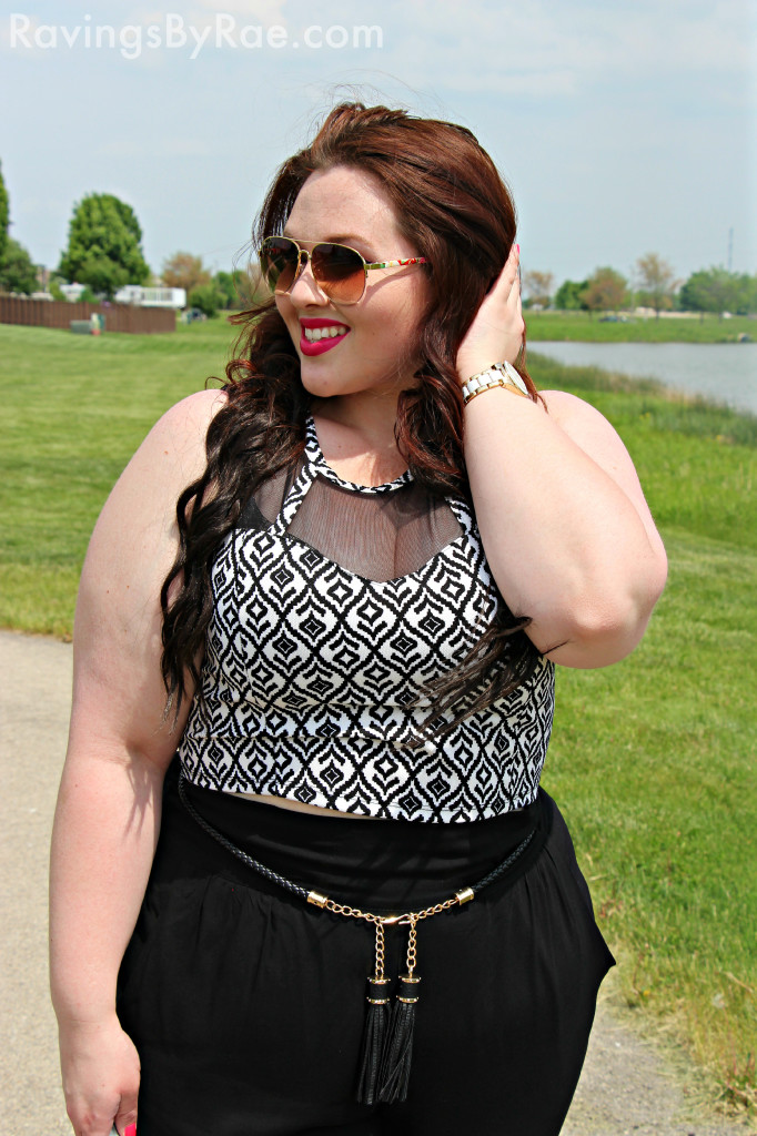 Plus Size OOTD Crop Top & Living Doll LA