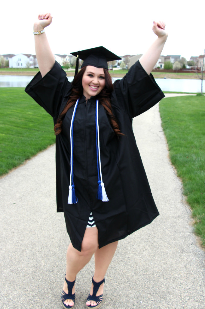 Plus size 2025 graduation gown