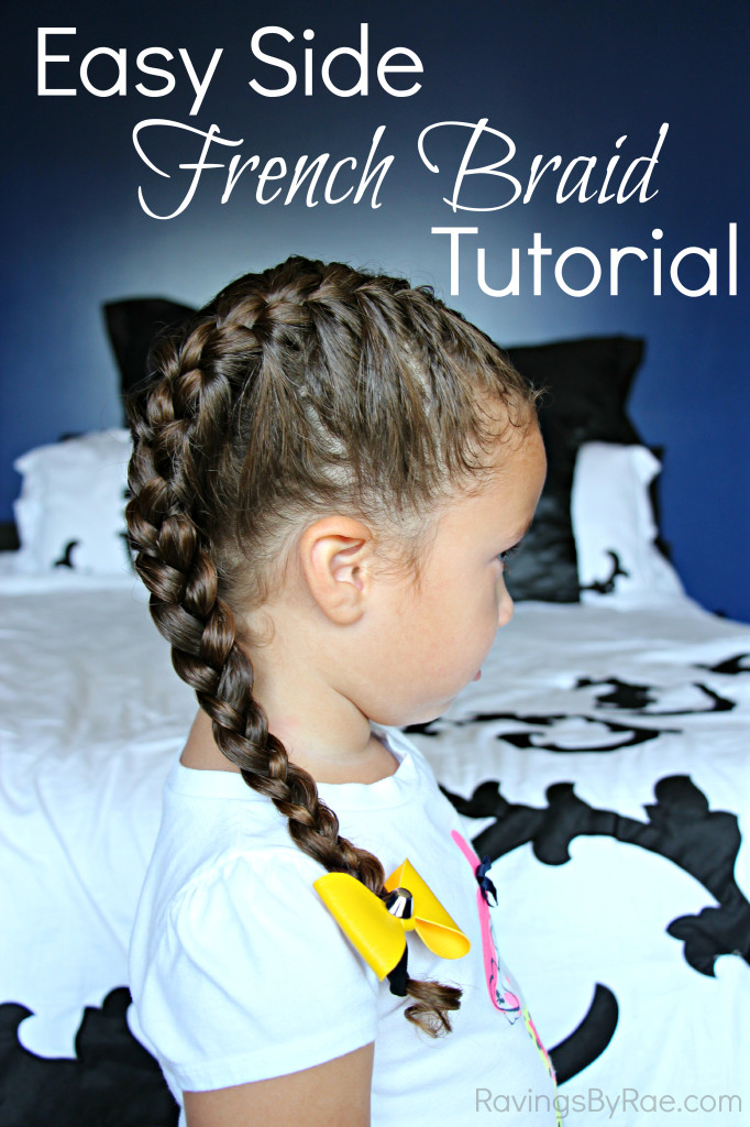 How I Manage My Kids' Thick and Curly Hair + French Braid Tutorial #NoMoreTangles