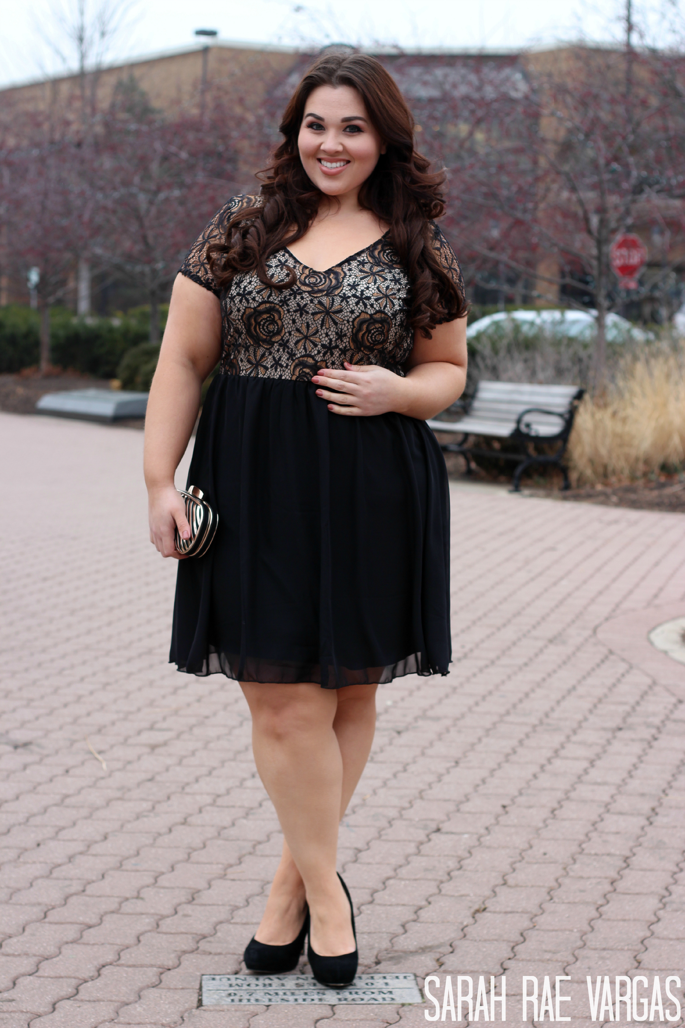 Plus Size OOTD: Lace and Blazer - Sarah Rae Vargas