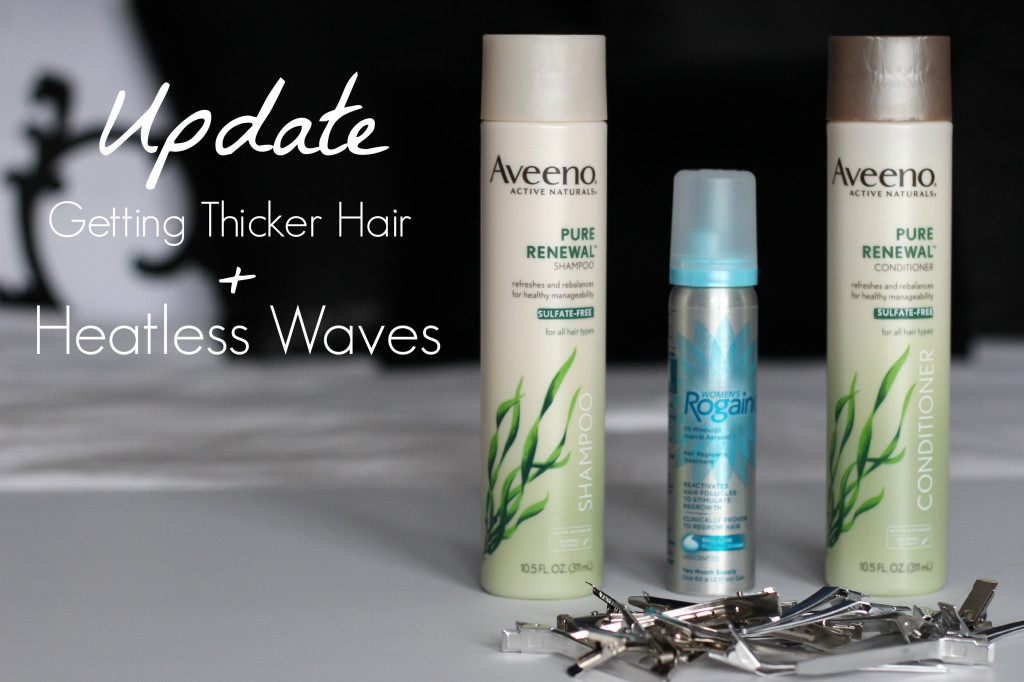 Getting Thicker Hair Update! + Heatless Waves #ad #moreisbeautiful