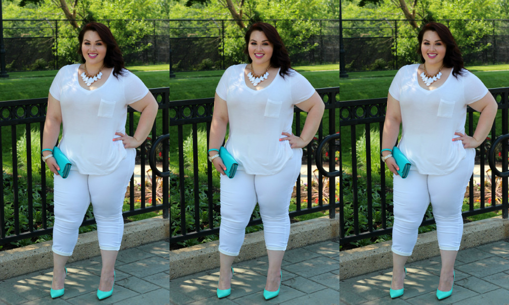  Plus Size All White Clothing