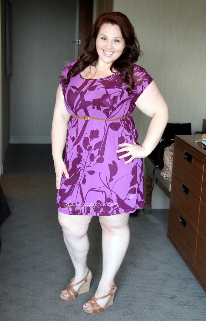 Plus Size OOTD: Casual Purple Party Dress - Sarah Rae Vargas